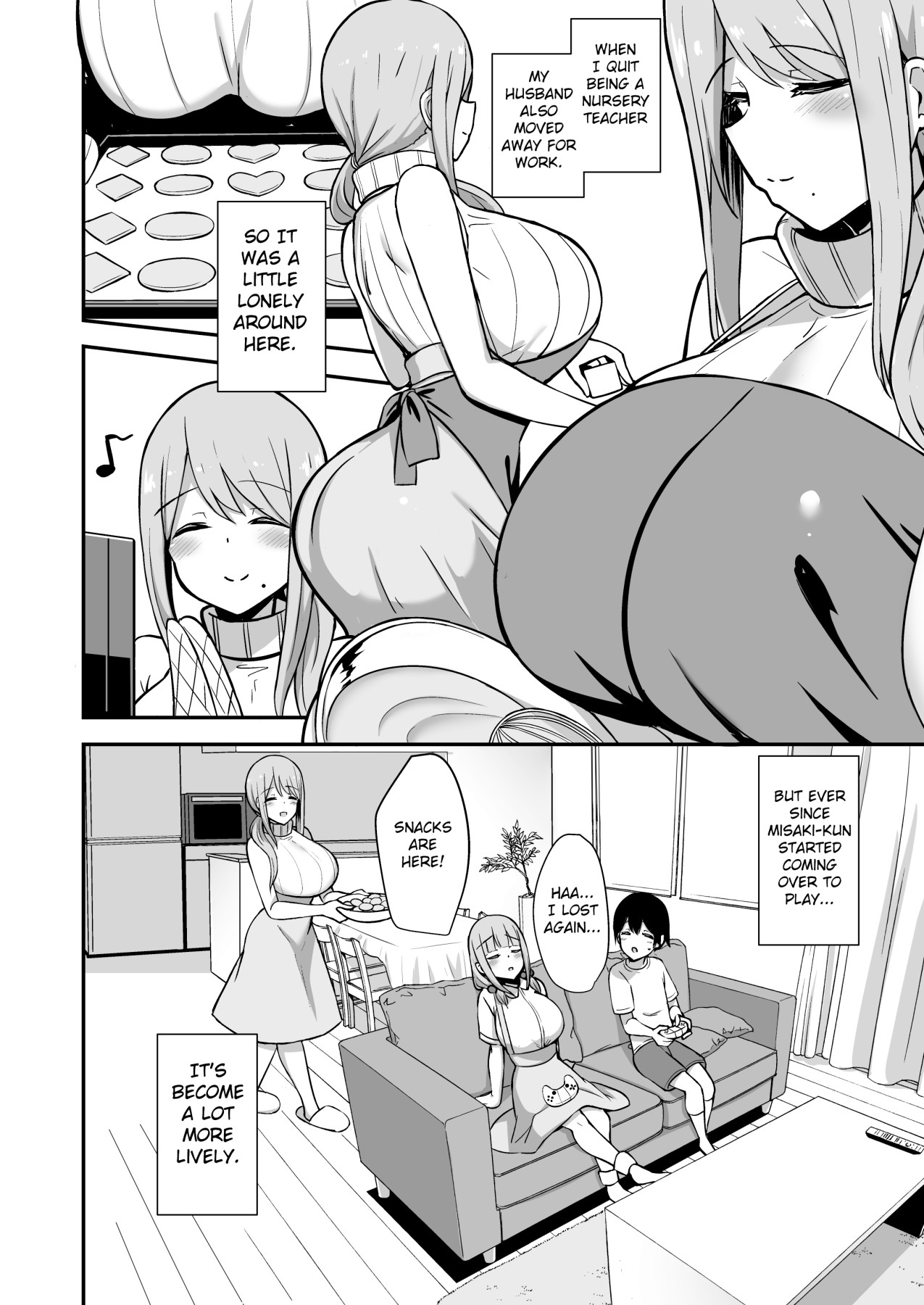 Hentai Manga Comic-Having Sex With a Thick Ara-ara Mama-Read-3